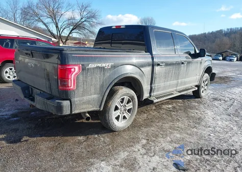 2015 Ford F-150 Lariat from USA, damaged, VIN 1FTEW1EG3FFC60124